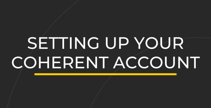 Your Coherent Account Guide