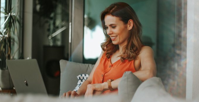 Woman on laptop